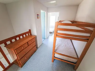 Un ou plusieurs lits dans un hébergement de l'établissement Holiday Home Résidence Dune Blanche - Océan1 by Interhome