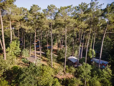 Paysage naturel près de le camping