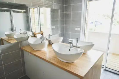 Salle de bains dans l'établissement BodyGo Surfhouse