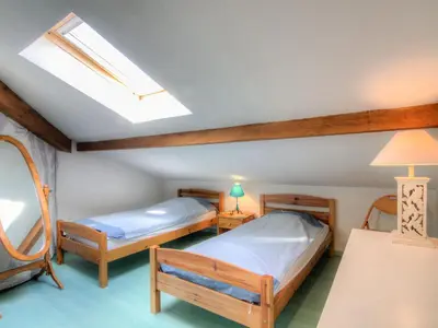 Un ou plusieurs lits dans un hébergement de l'établissement Apartment les Terrasses du Cap by Interhome