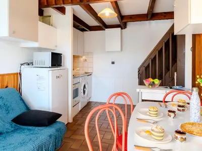 Cuisine ou kitchenette dans l'établissement Apartment Les Landaises-5 by Interhome