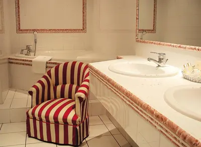 Salle de bains dans l'établissement Villa MARSAN - Maison Hervé-Martin GARRAPIT