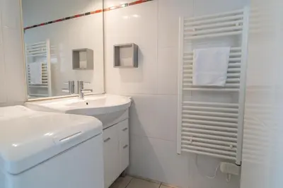 Salle de bains dans l'établissement Résidence Lou Cout - à 200m de l'Océan