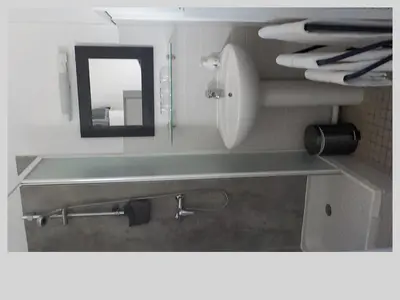 Salle de bains dans l'établissement lOberge