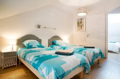 Un ou plusieurs lits dans un hébergement de l'établissement Le 225