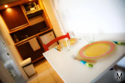 Cuisine ou kitchenette dans l'établissement Au Coeur Des Landes