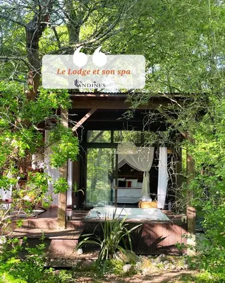 Jardin de l'établissement Les Landines
