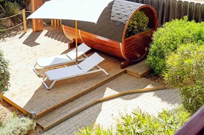 Jardin de l'établissement Hotel de La Plage