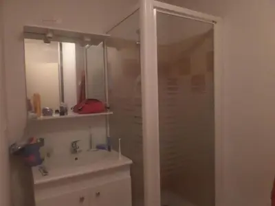 Salle de bains dans l'établissement 2 pieces a la teste de buch