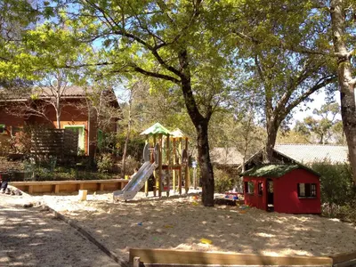Jardin de l'établissement Village Nature et Océan à côté de la plage avec piscine et jacuzzi