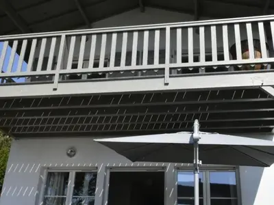 Balcon ou terrasse dans l'établissement Villa De La Plage