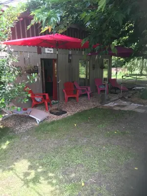 Jardin de l'établissement Au ' Bord des Landes '
