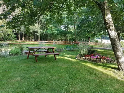 Jardin de l'établissement Gîte Pigerot