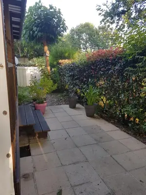 Jardin de l'établissement Mobilhome a Gastes