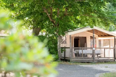 Jardin de l'établissement Camping Routes du Monde ATC La Hume-Arcachon