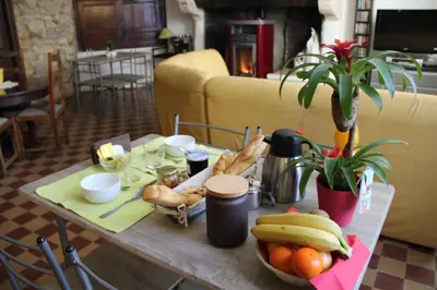 Nourriture dans le B&B/chambre d'hôtes ou à proximité