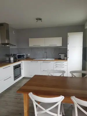 Cuisine ou kitchenette dans l'établissement Au cœur du Bassin d'Arcachon