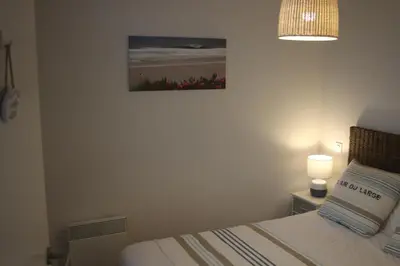 Un ou plusieurs lits dans un hébergement de l'établissement Les Balcons de L'Ocean