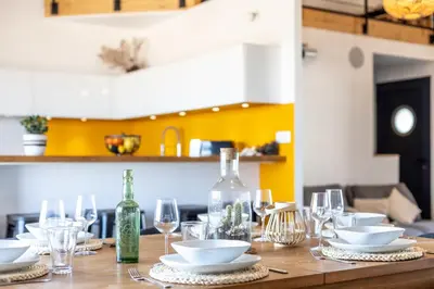 Plan de l'établissement Villa Oceana vue exceptionnelle sur l'océan, haut standing, front de mer.
