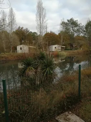 Paysage naturel près de le camping