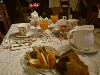 Nourriture dans le B&B/chambre d'hôtes ou à proximité