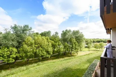 Jardin de l'établissement Résidence Espace Thermal