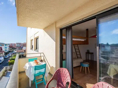 Balcon ou terrasse dans l'établissement Apartment Le Grand Large by Interhome
