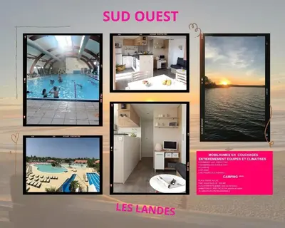 Plan de l'établissement Bungalow Confort Gastes Jacuzzi