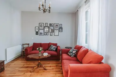 Coin salon dans l'établissement Château Belle Epoque - Chambres d'Hôtes & Gîtes