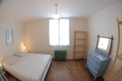 Un ou plusieurs lits dans un hébergement de l'établissement La villa tamaris maison à partager