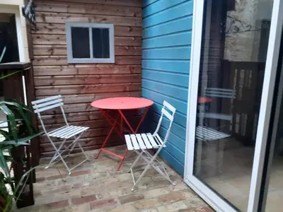 Balcon ou terrasse dans l'établissement Duplex à Samadet