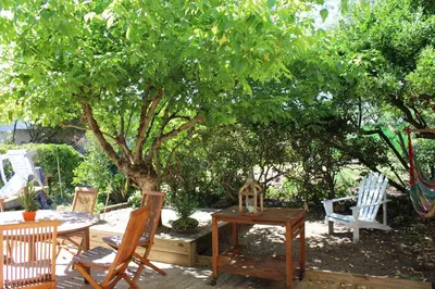 Jardin de l'établissement Maison Sanouva