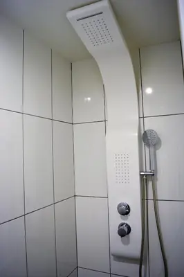 Salle de bains dans l'établissement Villa Fleur des Pins 2 personnes Dune du Pyla