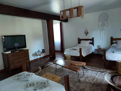 Un ou plusieurs lits dans un hébergement de l'établissement maison d'hôtes labastide