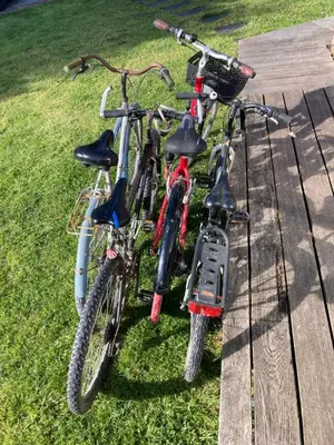 Vélo sur le terrain de l'établissement La Casa Cantarana ou dans les environs