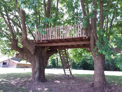 Jardin de l'établissement ferme gribeshaoutes Maison d'hotes