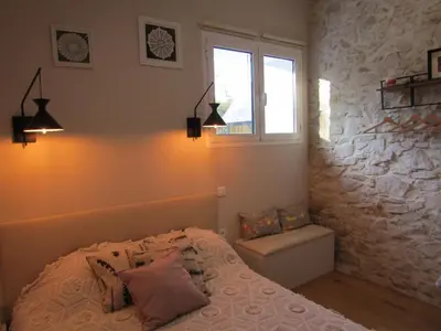 Un ou plusieurs lits dans un hébergement de l'établissement ferme gribeshaoutes Maison d'hotes