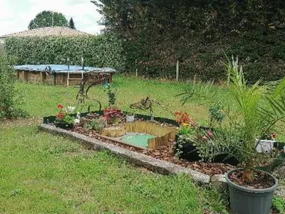 Jardin de l'établissement le Clos du Carriou