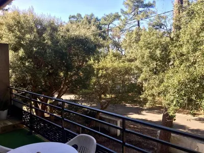 Balcon ou terrasse dans l'établissement HOSSEGOR LA VIGIE entre lac et océan