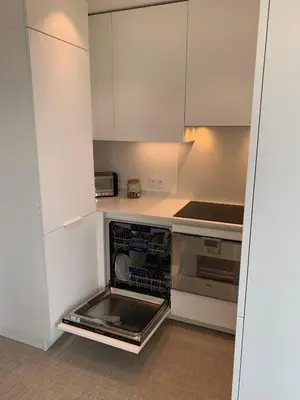 Cuisine ou kitchenette dans l'établissement Vue superbe sur l’océan, la plage à vos pieds !
