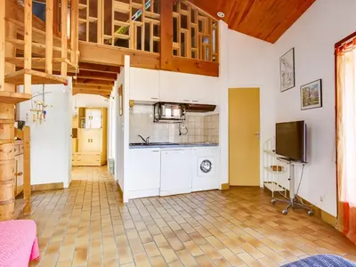 Plan de l'établissement Maison T2 avec mezzanine proche plage, jardin et parking - FR-1-521-28