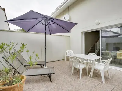 Terrasse ou espace extérieur de l'établissement Maison T3 avec terrasse près de l'océan - 6 pers - Biscarrosse Plage - FR-1-521-30
