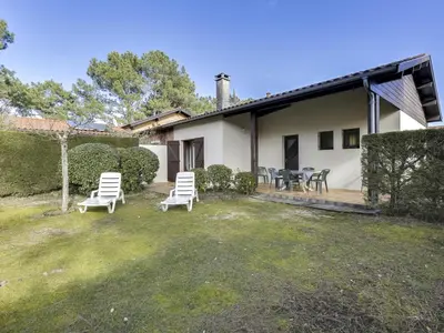 Jardin de l'établissement Maison T3 avec jardin, terrasses, proche plage - calme - 6 pers, Biscarrosse - FR-1-521-68