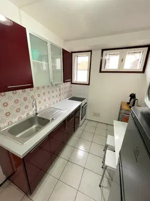 Cuisine ou kitchenette dans l'établissement Réf 531, Seignosse Océan, Appartement proche de la plage et du centre, 4 personnes