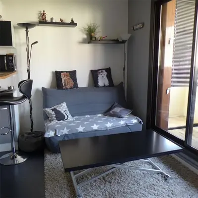 Coin salon dans l'établissement Réf 539, Seignosse Océan, Appartement à 150m de la plage, proche commerces, 4 personnes