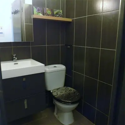 Salle de bains dans l'établissement Réf 539, Seignosse Océan, Appartement à 150m de la plage, proche commerces, 4 personnes