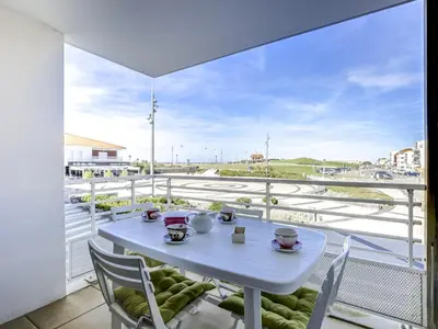Balcon ou terrasse dans l'établissement Biscarrosse Plage - T2 avec Parking, Balcon et 4 Couchages - FR-1-521-92