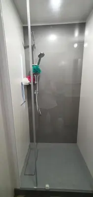 Salle de bains dans l'établissement Les Dunes de Contis