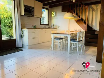 Cuisine ou kitchenette dans l'établissement Océlande 56