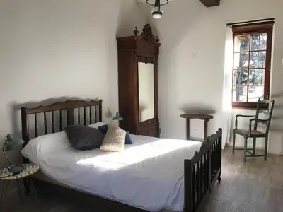 Un ou plusieurs lits dans un hébergement de l'établissement Château du Rau - Gîte n°8